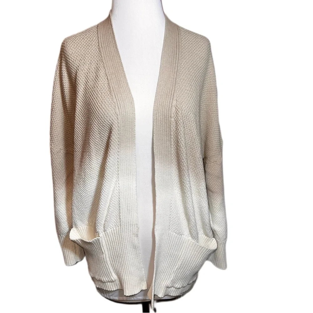 Belle Belldini Plus Size Ombré Open Front 
Cardigan  Sweater - Picture 4 of 9
